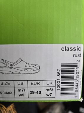 CROCS Classic Clog in Rust